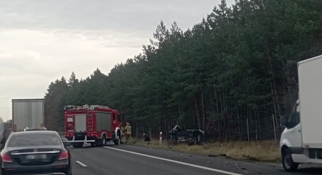 Utrudnienia na pasie drogi S10, między Szczecinem a Stargardem.