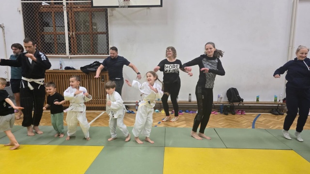 Wyjątkowy trening judo mieli młodzi zawodnicy klubu UKS Bushido-Morus Szczecin.