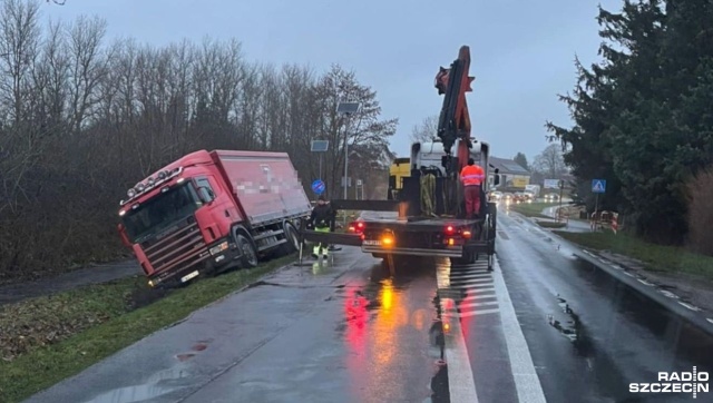 Zablokowany jest wjazd do Kołobrzegu od strony Węzła Kołobrzeg Zachód.