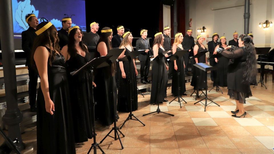 Silesian Chamber Choir Ad Libitum pod dyrekcją Izabelli Zieleckiej-Panek. Fot. Tomasz Rychłowski [MDK Międzyzdroje]