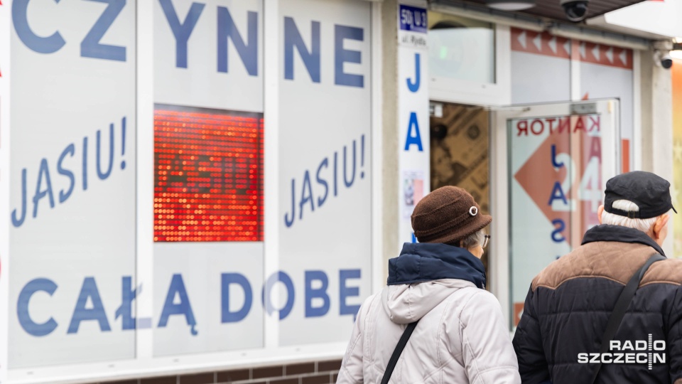 Kantor wymiany walut "Jasiu". Fot. Robert Stachnik [Radio Szczecin]