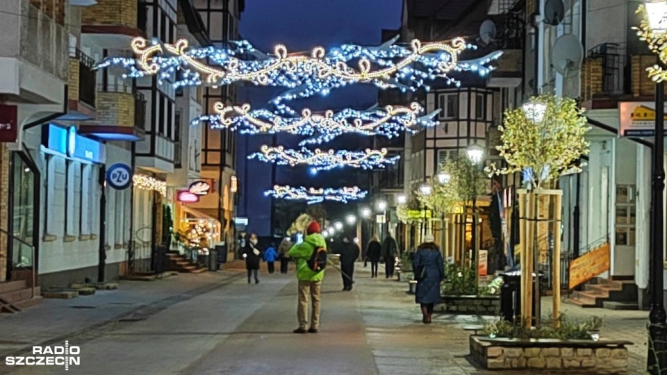 Świąteczne iluminacje w Kołobrzegu