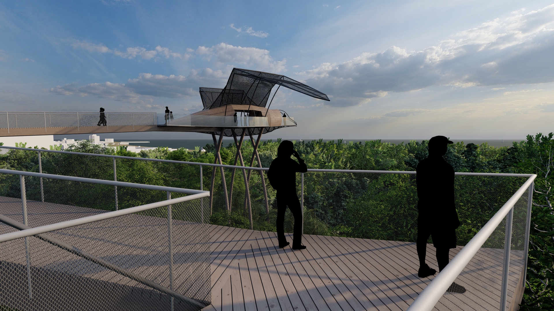 Czy zabytkowy park w centrum dzielnicy uzdrowiskowej to odpowiednie miejsce dla budowy tarasu widokowego Takie wątpliwości mają kołobrzescy radni, którzy spotkali się z inwestorem planującym postawienie wieży spacerowej w kształcie gigantycznej mewy.