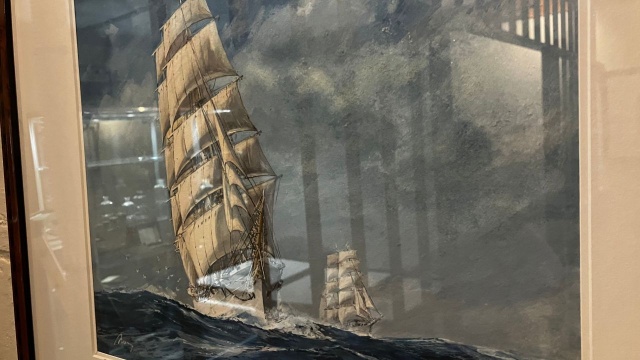 Fot. Joanna Maraszek [Radio Szczecin] Świnoujście. Kolejny wykład z cyklu "Skarb z muzealnego sejfu" [WIDEO, ZDJĘCIA]