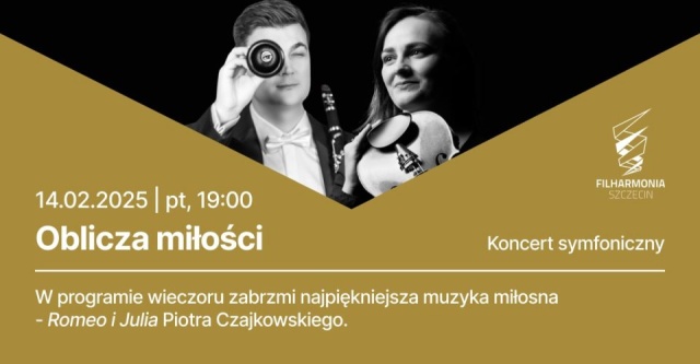 Fot. Materiały prasowe Filharmonii im. Mieczysława Karłowicza w Szczecinie Oblicza miłości w Złotej Sali Filharmonii [ZAPROSZENIE na KONCERT]