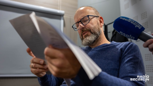 Konrad Pawicki. Fot. Robert Stachnik [Radio Szczecin] "Beksa" na antenie Radia Szczecin [WIDEO, ZDJĘCIA]
