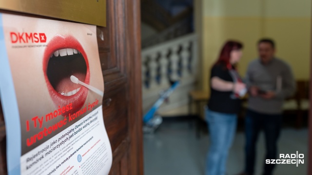 Fot. Robert Stachnik [Radio Szczecin] Pozytywne wieści z akcji DKMS w urzędzie wojewódzkim [WIDEO, ZDJĘCIA]