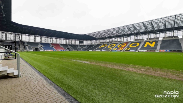Fot. Robert Stachnik [Radio Szczecin] Kolendowicz: "Mam nadzieję, że znowu będziemy mogli świętować z kibicami" [ZDJĘCIA]