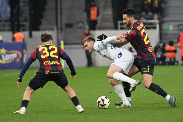 Fot. PAP/Marcin Bielecki Piłkarski szlagier w Szczecinie. Lech rozbił Pogoń [WIDEO, ZDJĘCIA]