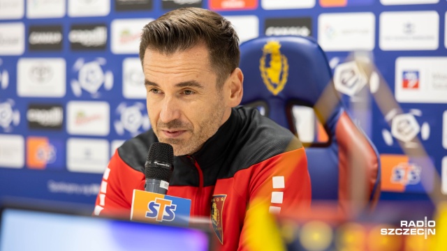 Fot. Robert Stachnik [Radio Szczecin] Trener Pogoni przesunął młodzieżowca do drużyny U-19 [ZDJĘCIA]