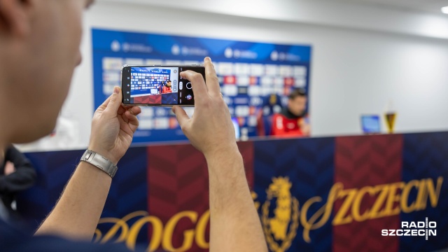 Fot. Robert Stachnik [Radio Szczecin] Trener Pogoni przesunął młodzieżowca do drużyny U-19 [ZDJĘCIA]