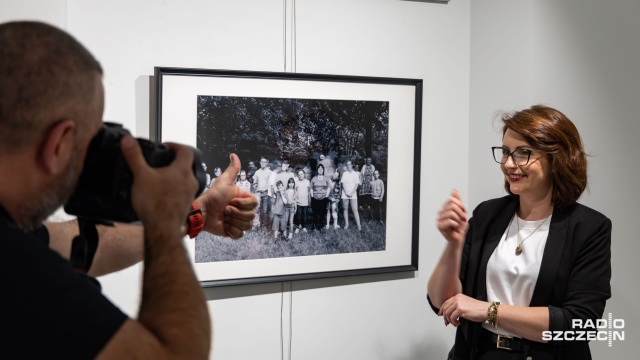 Fot. Robert Stachnik [Radio Szczecin] "Zmienić sposób postrzegania i pokazać drugą stronę". Powstał mural [WIDEO, ZDJĘCIA]