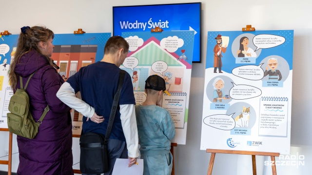 Fot. Robert Stachnik [Radio Szczecin] W Fabryce Wody o oszczędzaniu... wody [WIDEO, ZDJĘCIA]