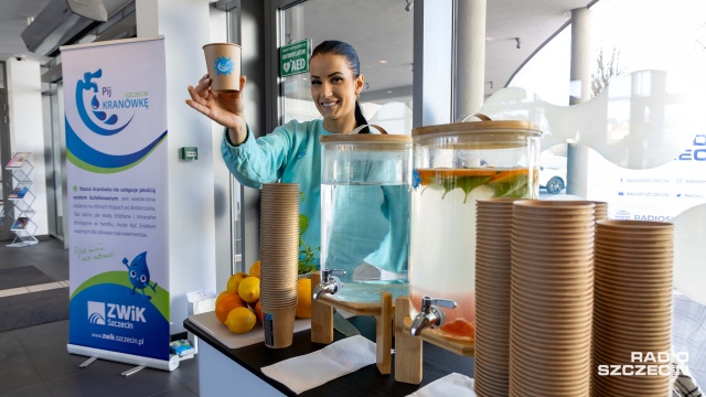 Fot. Robert Stachnik [Radio Szczecin] W Fabryce Wody o oszczędzaniu... wody [WIDEO, ZDJĘCIA]