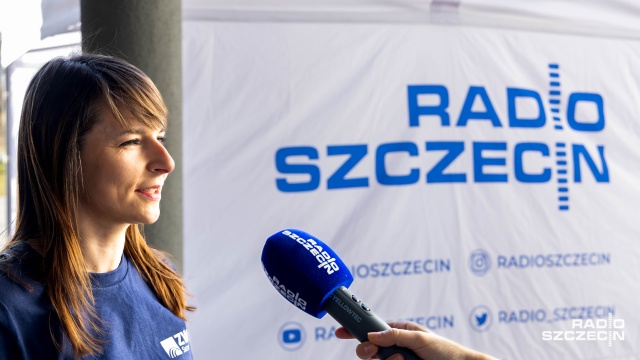 Hanna Pieczyńska. Fot. Robert Stachnik [Radio Szczecin] W Fabryce Wody o oszczędzaniu... wody [WIDEO, ZDJĘCIA]