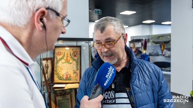 Fot. Robert Stachnik [Radio Szczecin] "Bardzo fajnie, że klub myśli o kibicach". Spotkanie z Historią na stadionie Pogoni [ZDJĘCIA]