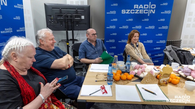 Fot. Robert Stachnik [Radio Szczecin] "Szekspir w Klubie Seniora". Słuchowisko w Radiu Szczecin [WIDEO, ZDJĘCIA]