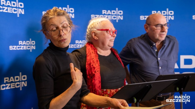 Fot. Robert Stachnik [Radio Szczecin] "Szekspir w Klubie Seniora". Słuchowisko w Radiu Szczecin [WIDEO, ZDJĘCIA]