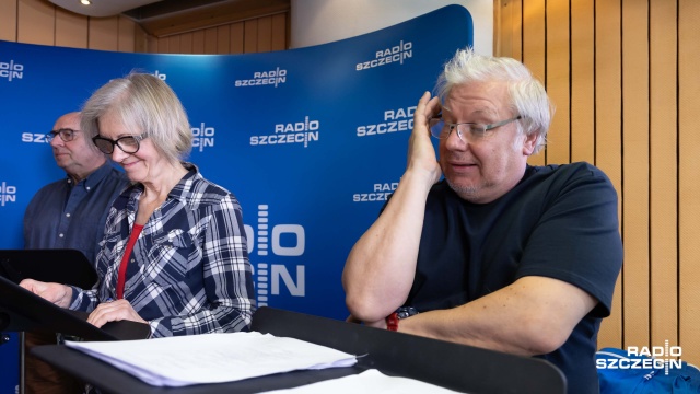 Fot. Robert Stachnik [Radio Szczecin] "Szekspir w Klubie Seniora". Słuchowisko w Radiu Szczecin [WIDEO, ZDJĘCIA]