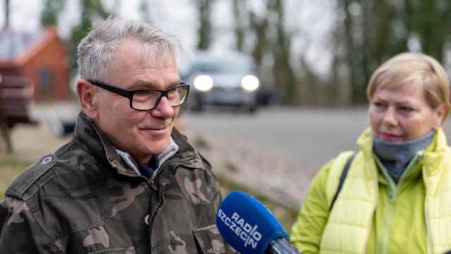 Fot. Robert Stachnik [Radio Szczecin] Spacer z lornetkami w poszukiwaniu ptaków... i wiedzy [WIDEO, ZDJĘCIA]