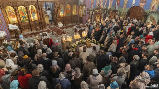 Fot. Maciej Papke [Radio Szczecin] Wielkanoc w cerkwi [ZDJĘCIA]