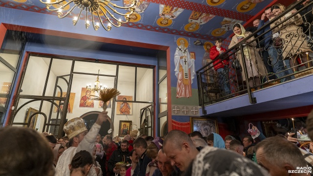 Fot. Maciej Papke [Radio Szczecin] Wielkanoc w cerkwi [ZDJĘCIA]
