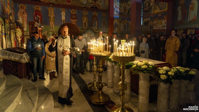 Fot. Maciej Papke [Radio Szczecin] Wielkanoc w cerkwi [ZDJĘCIA]