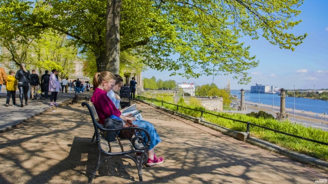 Fot. Wojciech Ochrymiuk [Radio Szczecin] Po śniadaniu na spacerek... "Żeby był lepszy apetyt przy obiedzie" [WIDEO, ZDJĘCIA]