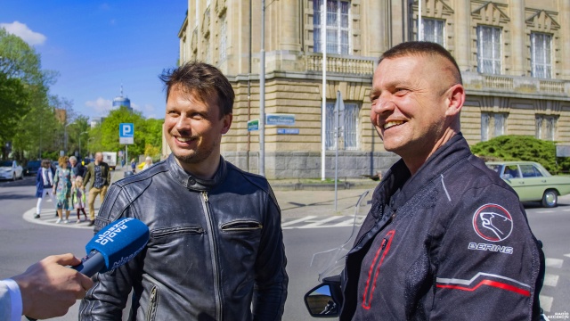 Fot. Wojciech Ochrymiuk [Radio Szczecin] Po śniadaniu na spacerek... "Żeby był lepszy apetyt przy obiedzie" [WIDEO, ZDJĘCIA]