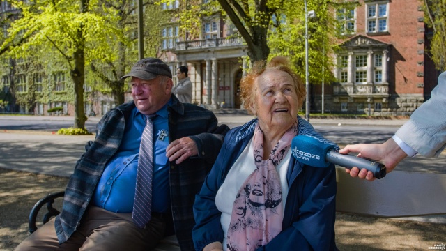 Fot. Wojciech Ochrymiuk [Radio Szczecin] Po śniadaniu na spacerek... "Żeby był lepszy apetyt przy obiedzie" [WIDEO, ZDJĘCIA]