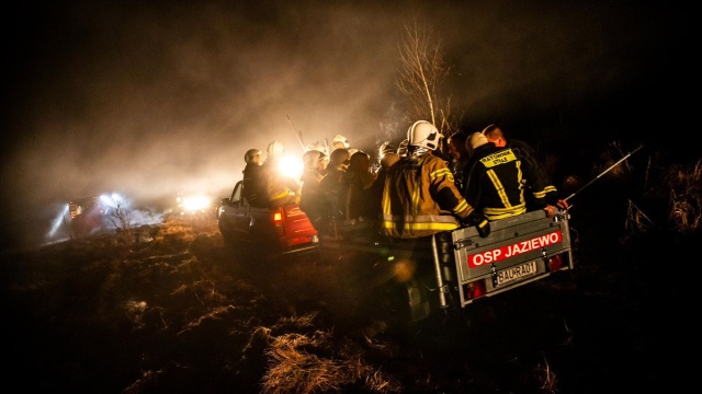 Fot. str. Marcin Waszkiewicz / Państwowa Straż Pożarna Pożar w Biebrzańskim Parku Narodowym [ZDJĘCIA]