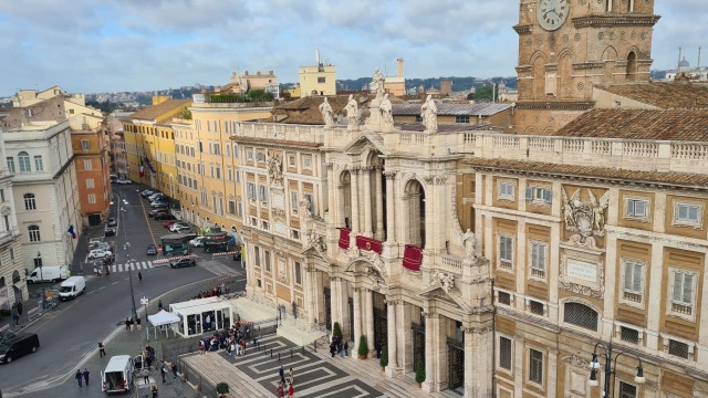 Bazylika Matki Bożej Większej w Rzymie. Fot. Ks. Maciej Czaczyk Symboliczne miejsce pochówku Papieża Franciszka