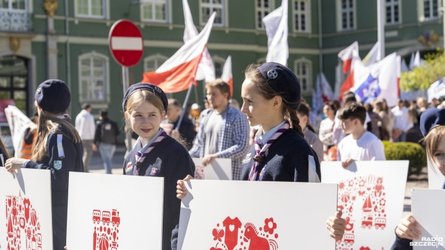 Fot. Maciej Papke [Radio Szczecin] Marsz dla Życia w Szczecinie. "Każdy zasługuje na życie" [ZDJĘCIA]