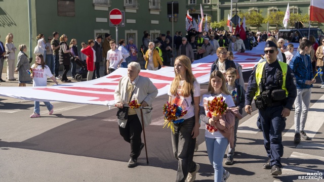 Fot. Maciej Papke [Radio Szczecin] Marsz dla Życia w Szczecinie. "Każdy zasługuje na życie" [ZDJĘCIA]