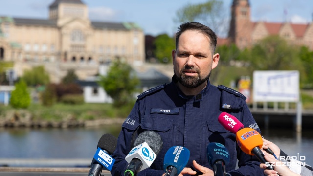 Krzysztof Chełstowski. Fot. Robert Stachnik [Radio Szczecin] Służby gotowe na "Bezpieczną majówkę". Policja apeluje o rozwagę [ZDJĘCIA]