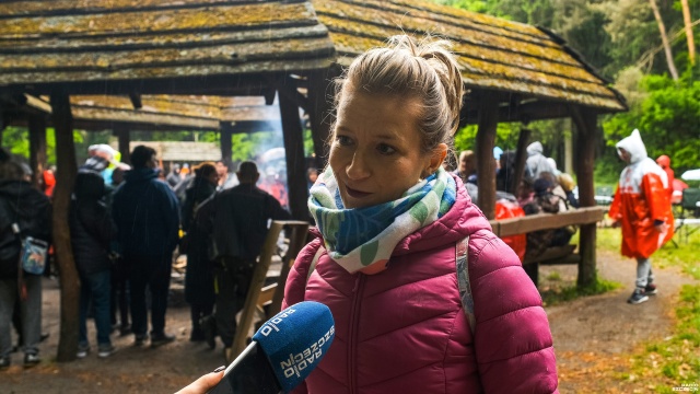 Fot. Wojciech Ochrymiuk [Radio Szczecin] Deszcz nie odstraszył uczestników rodzinnego pikniku w Lasku Arkońskim [ZDJĘCIA, WIDEO]