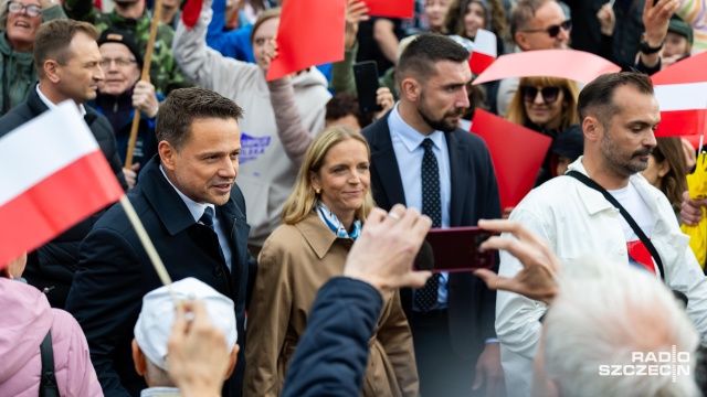 Fot. Robert Stachnik [Radio Szczecin] Rafał Trzaskowski w Szczecinie. "Problemy młodych trzeba traktować poważnie" [ZDJĘCIA]