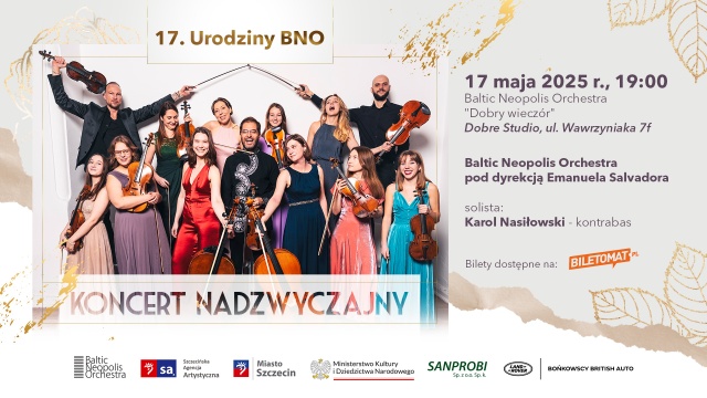 Materiały prasowe Baltic Neopolis Orchestra W studiu koncertowym Radia Szczecin trwają próby do prapremiery dzieła Janusza Stalmierskiego [ZDJĘCIA]
