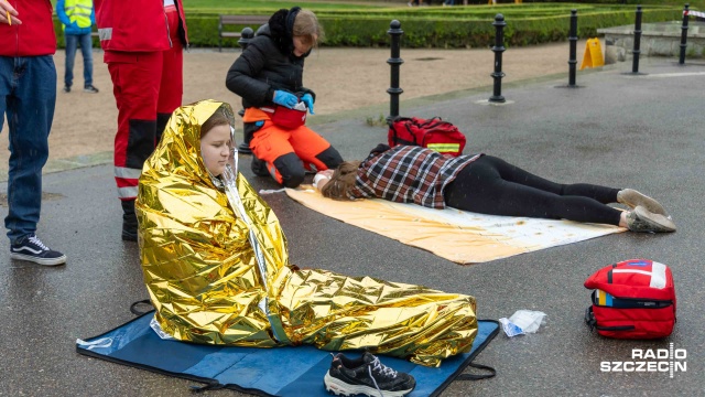 Fot. Robert Stachnik [Radio Szczecin] Mistrzostwa Pierwszej Pomocy na Jasnych Błoniach [WIDEO, ZDJĘCIA]