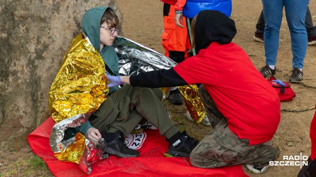 Fot. Robert Stachnik [Radio Szczecin] Mistrzostwa Pierwszej Pomocy na Jasnych Błoniach [WIDEO, ZDJĘCIA]