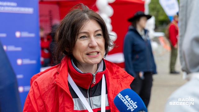 Joanna Łaskarzewska. Fot. Robert Stachnik [Radio Szczecin] Mistrzostwa Pierwszej Pomocy na Jasnych Błoniach [WIDEO, ZDJĘCIA]