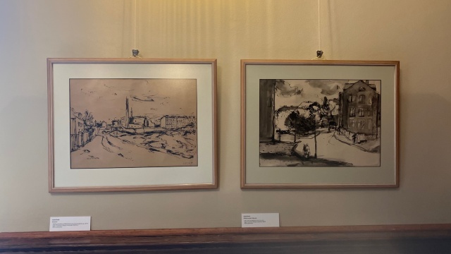 Fot. Małgorzata Frumys [Radio Szczecin] Wystawa szczecińskich malarzy w Willi Lentza [ZDJĘCIA]