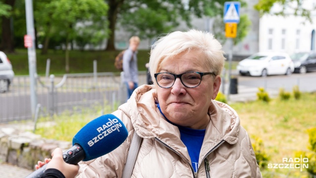 Fot. Robert Stachnik [Radio Szczecin] Pierwsi szczecinianie oddali głos w wyborach prezydenckich [WIDEO, ZDJĘCIA]