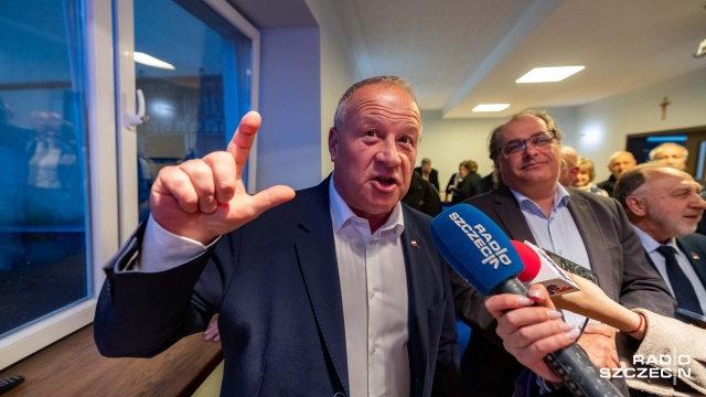 Fot. Robert Stachnik [Radio Szczecin] Poseł Szałabawka: wygramy te wybory [ZDJĘCIA]