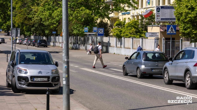 Fot. Robert Stachnik [Radio Szczecin] Niebezpieczne przejścia dla pieszych w Szczecinie [WIDEO, ZDJĘCIA]