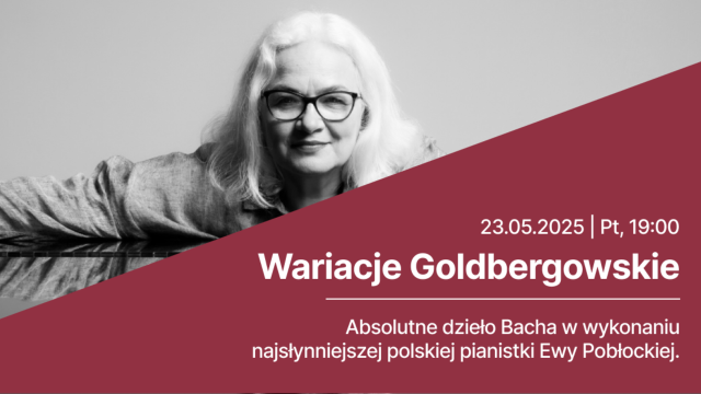 Ewa Pobłocka. Fot. Bartek Barczyk. Materiały prasowe Filharmonii im. Mieczysława Karłowicza w Szczecinie Ewa Pobłocka zagra Wariacje Goldbergowskie Bacha w Złotej Sali Filharmonii