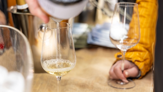 Fot. Robert Stachnik [Radio Szczecin] Zachodniopomorskie wina na Zamku. Trwa coroczny festiwal [WIDEO, ZDJĘCIA]