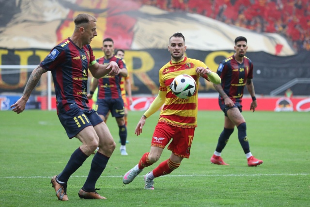 Fot. PAP/Artur Reszko Podział punktów w Białymstoku. Pogoń kończy sezon na czwartym miejscu [SKRÓT MECZU, ZDJĘCIA]