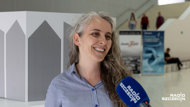 Katarzyna Plater-Zyberk – rzecznik prasowy Filharmonii w Szczecinie. Fot. Robert Stachnik [Radio Szczecin] V Festiwal Słyszę Dobre Dźwięki rozkręca się na dobre [ZDJĘCIA]