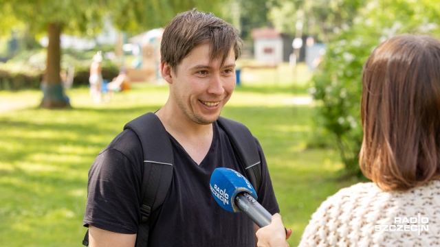 Kąpielisko Dziewoklicz. Fot. Robert Stachnik [Radio Szczecin] Szczecińskie kąpieliska otwarte, na jednym czerwona flaga [ZDJĘCIA, WIDEO]